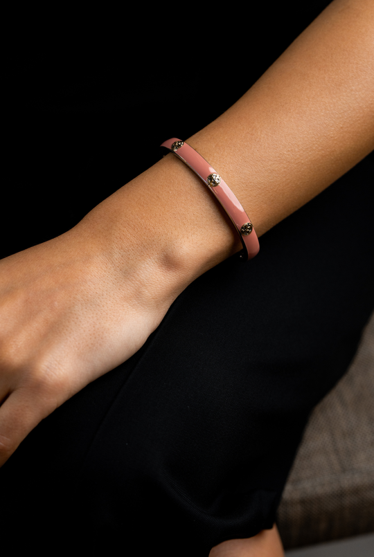 Soft Nude Bangle Bracelet