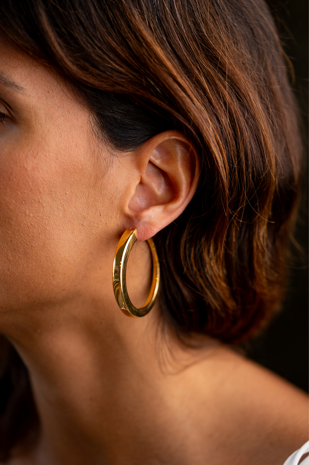 Gold Loop Earrings