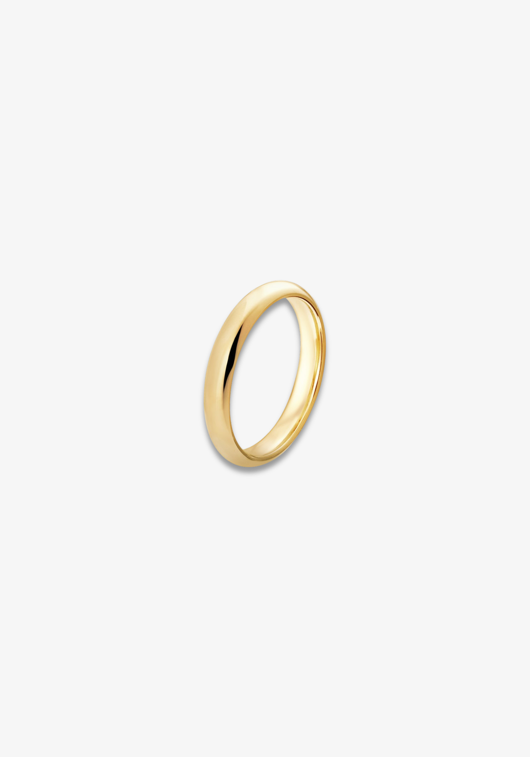 Wedding Ring 3mm 1/2 half-cane