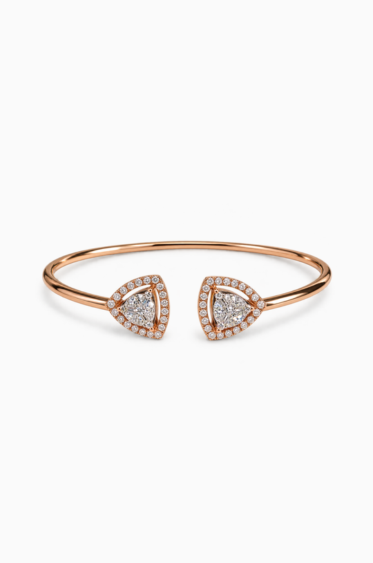 Pink Gold Bracelet with Diamonds
