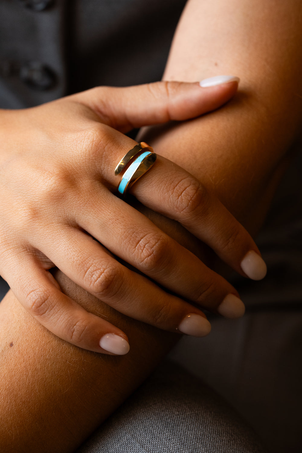 Gold Turquoise Ring