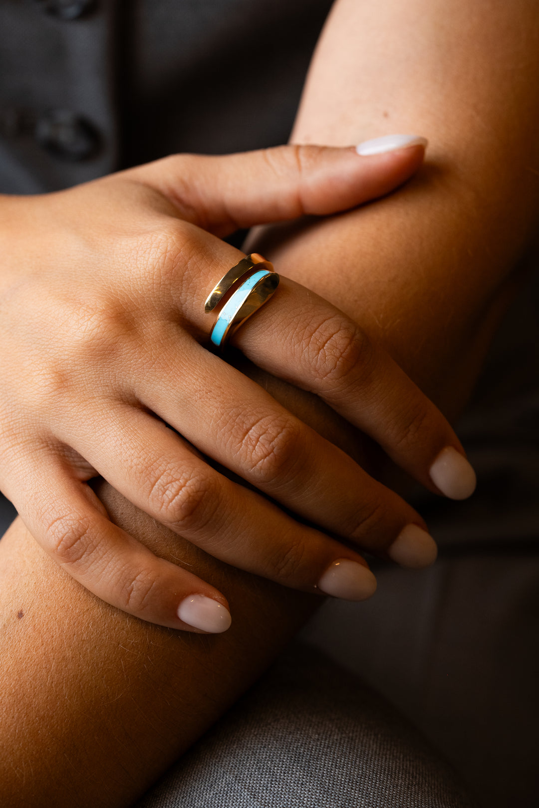 Gold Turquoise Ring