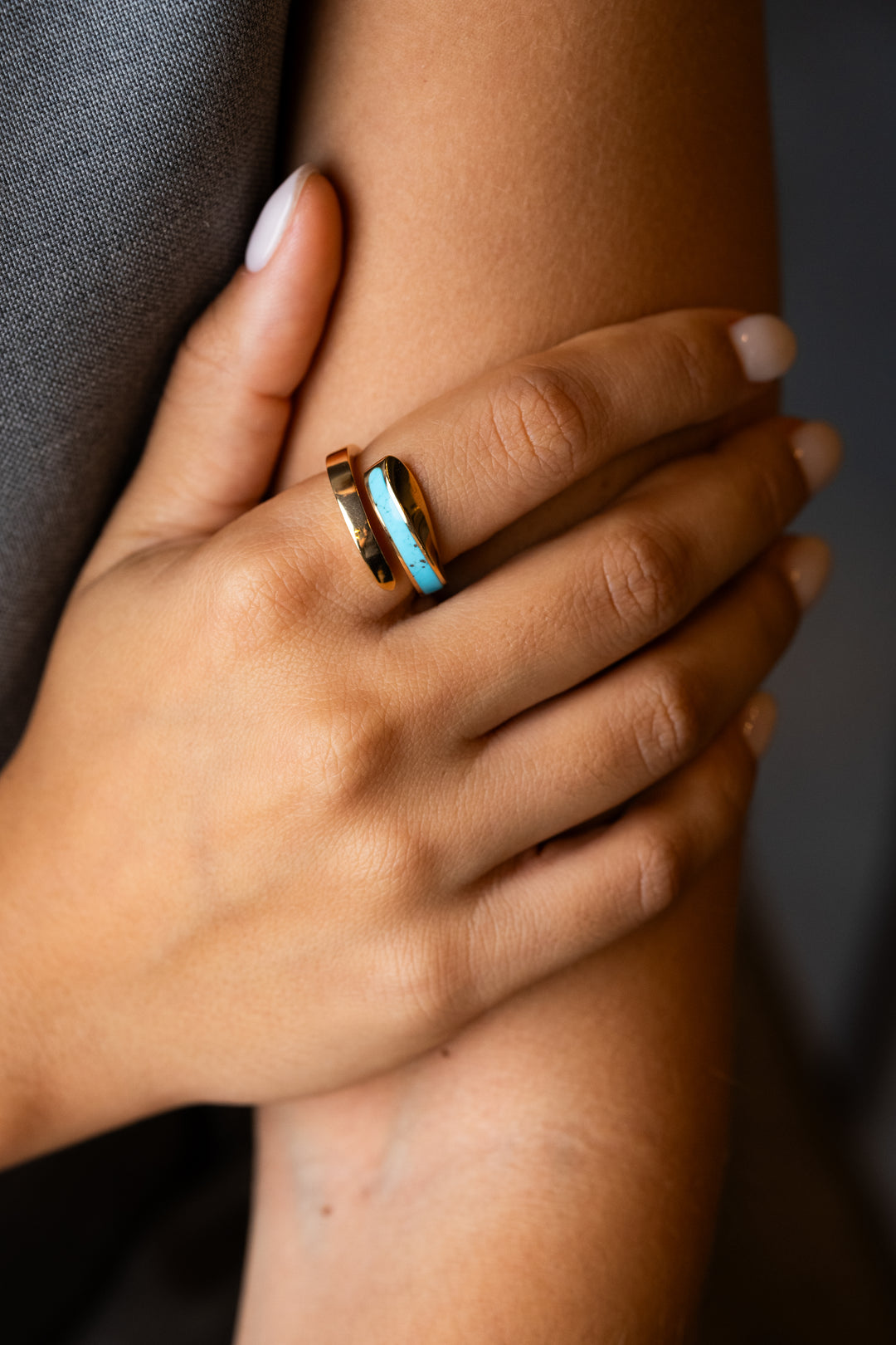 Gold Turquoise Ring