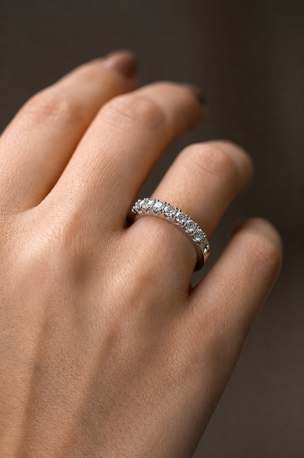 White Gold and Diamond Engagement Ring II