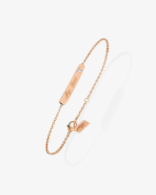 My First Diamond - Pink Gold For Her Diamond Bracelet