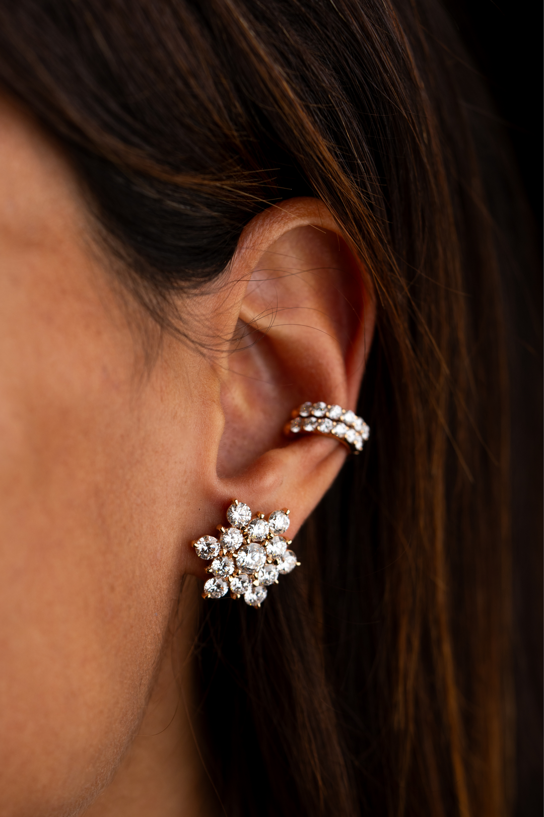 Gold Diamond Ear Cuff