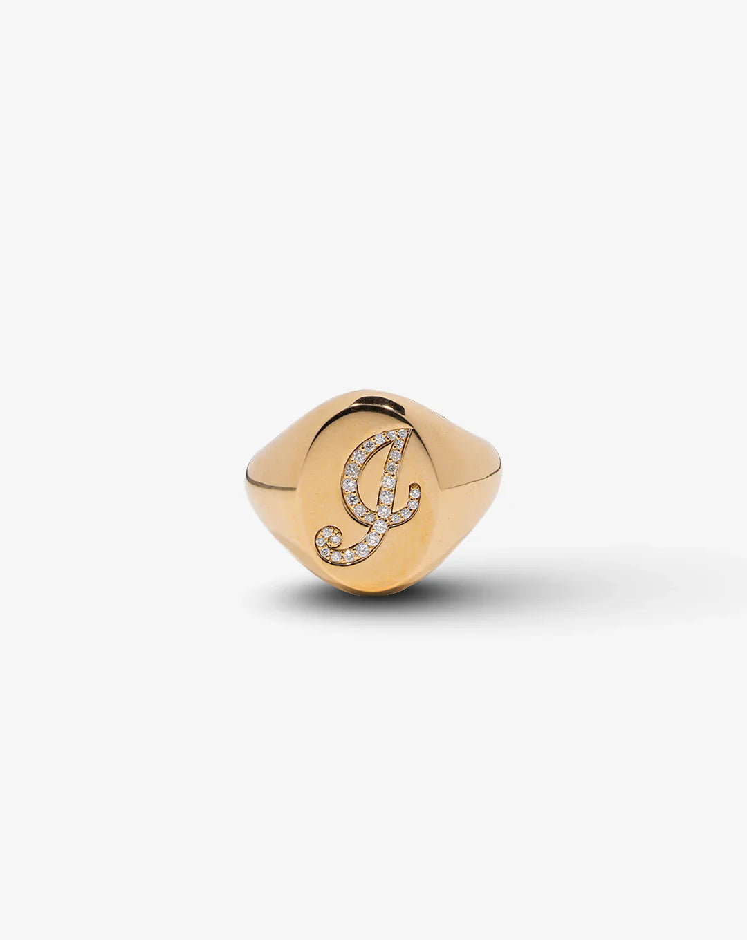 Letter Gold Ring