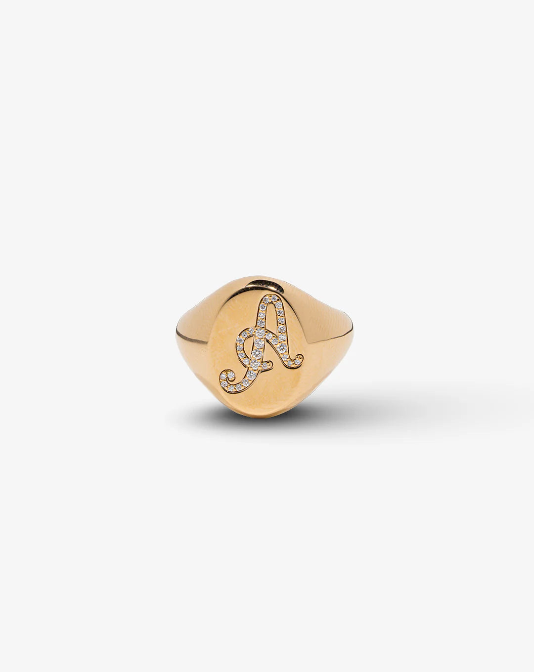 Letter Gold Ring