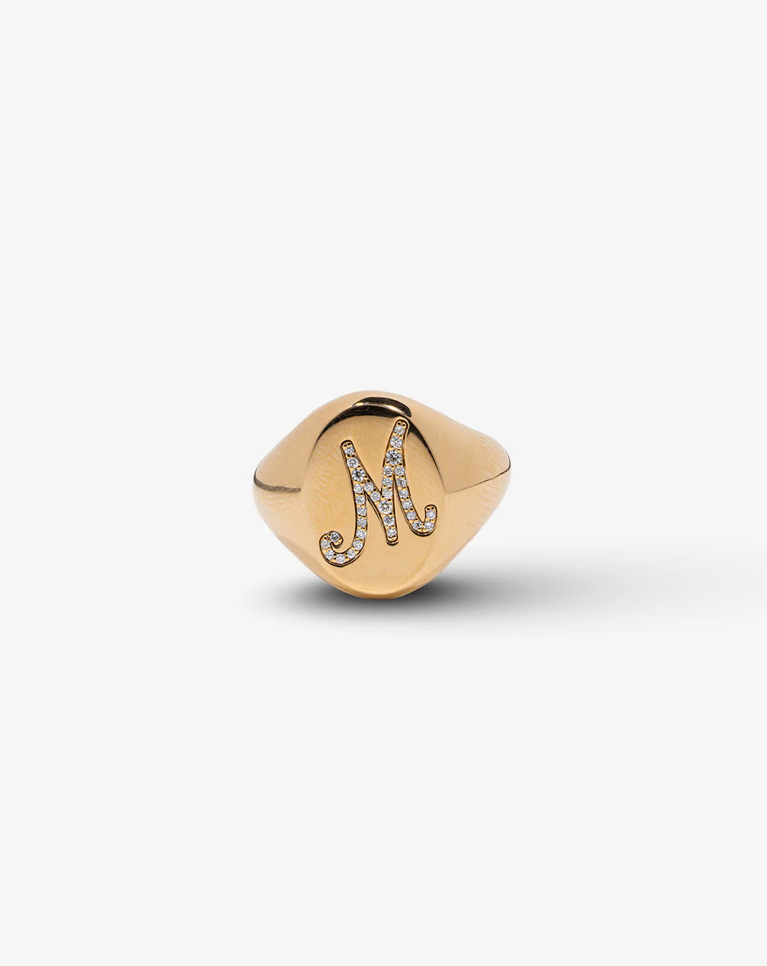 Letter Gold Ring