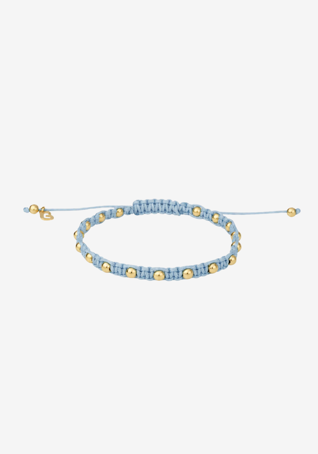 Pulseira de algodão com bolinhas