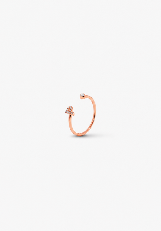 Letter P Gold Ring