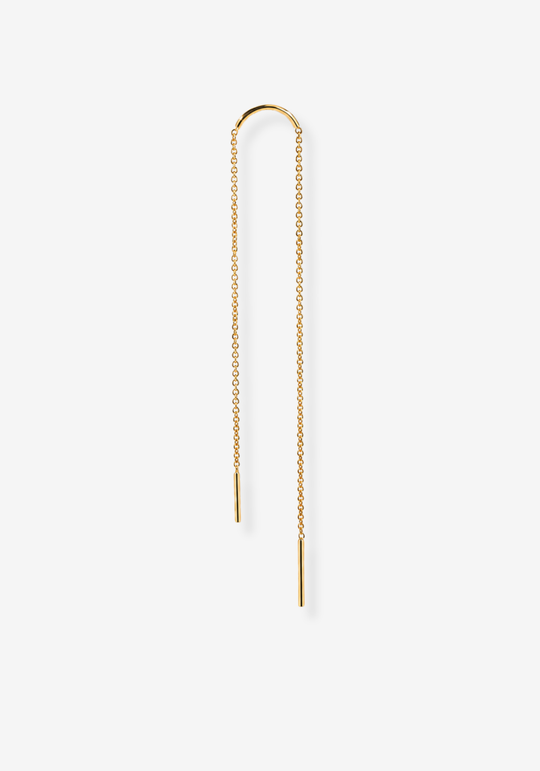 Pink Gold Double Earring