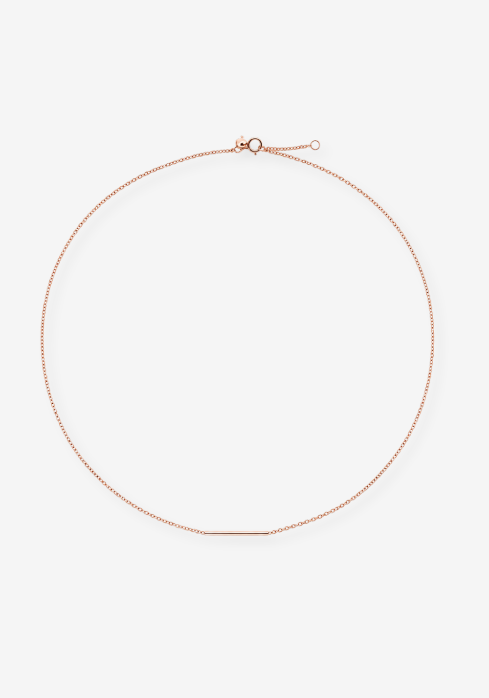 Rose Gold Line Necklace