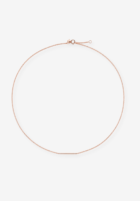 Rose Gold Line Necklace