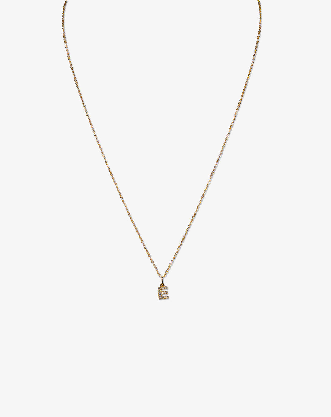 Letter Gold and diamonds Necklace