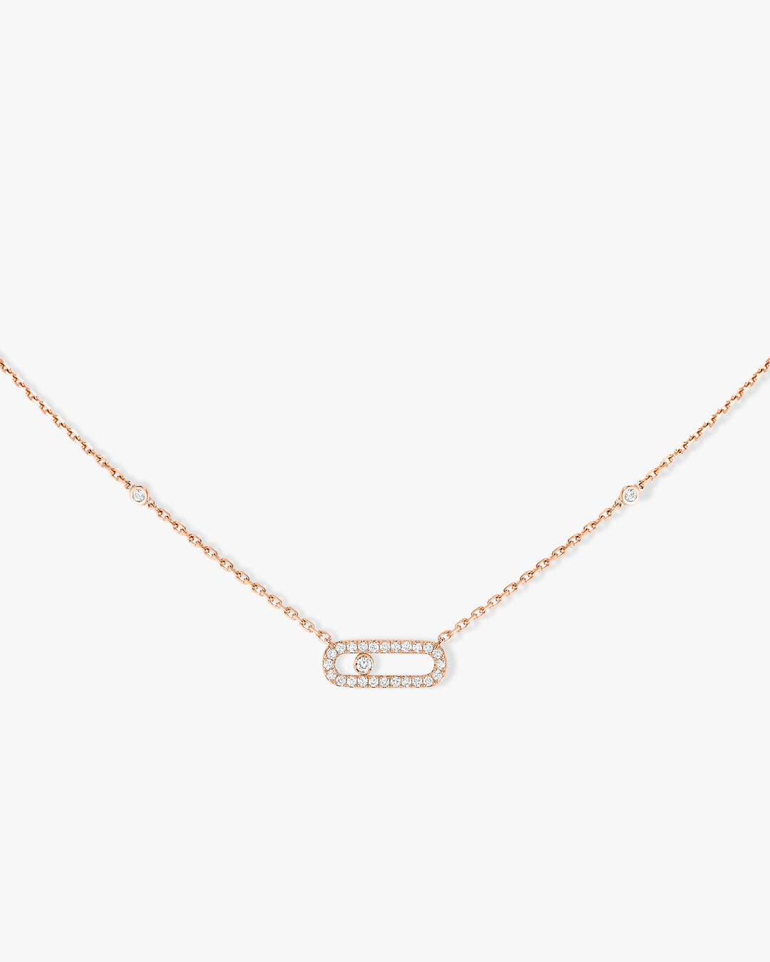 Pink Gold Move Uno Pink Gold Necklace