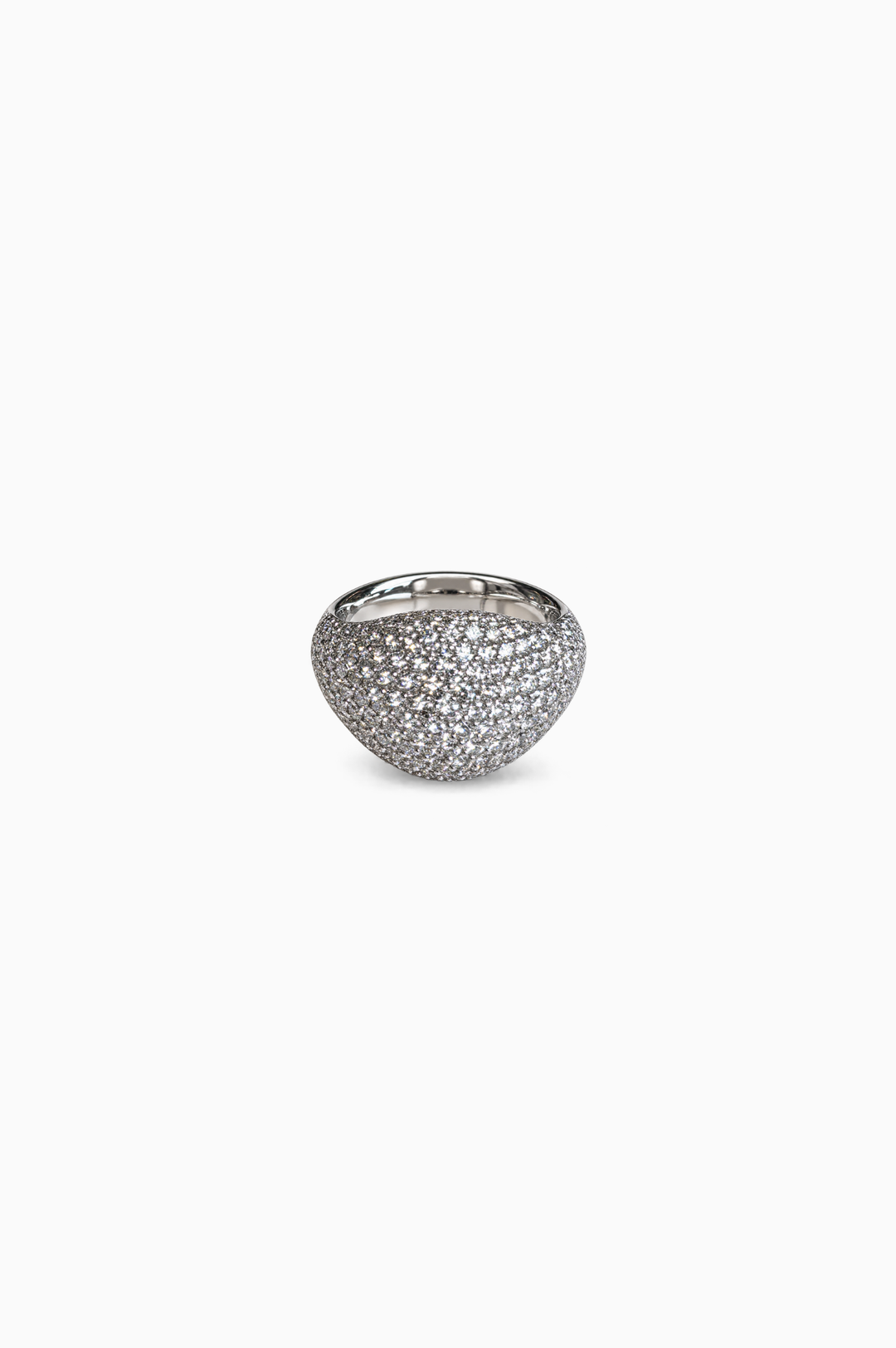 White Gold Ring With Diamonds