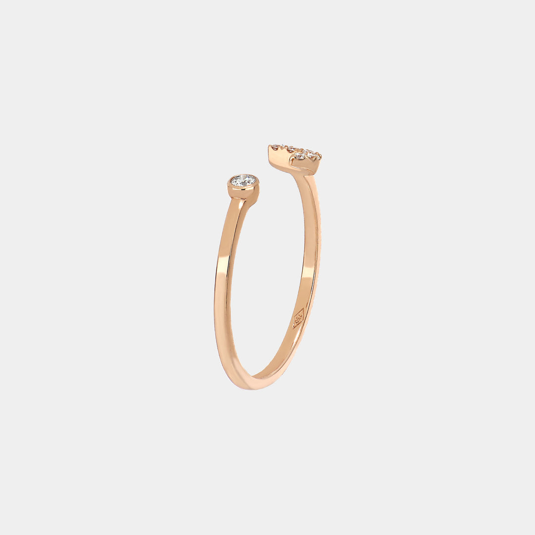 Letter J Gold Ring