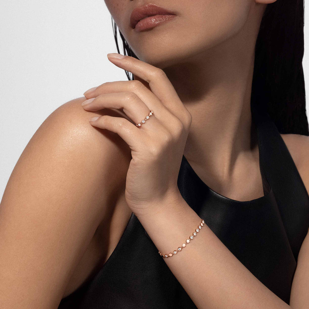 Pink Gold D-Vibes Ring