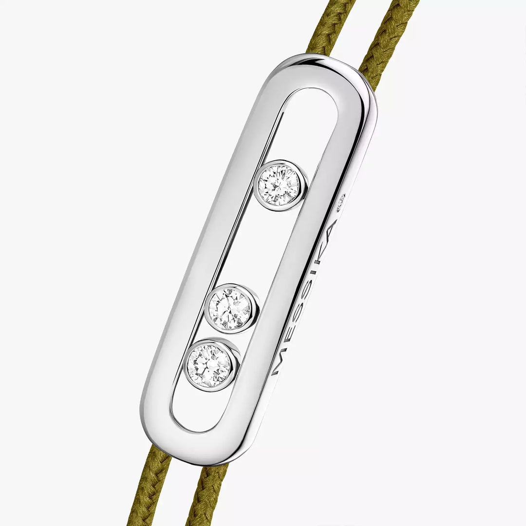 Messika CARE(S) Khaki Cord Bracelet