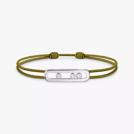 Messika CARE(S) Khaki Cord Bracelet