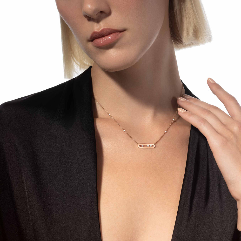 Necklace Baby Move - Pink Gold