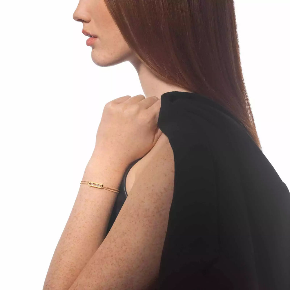 Messika CARE(S) Beige Cord Bracelet
