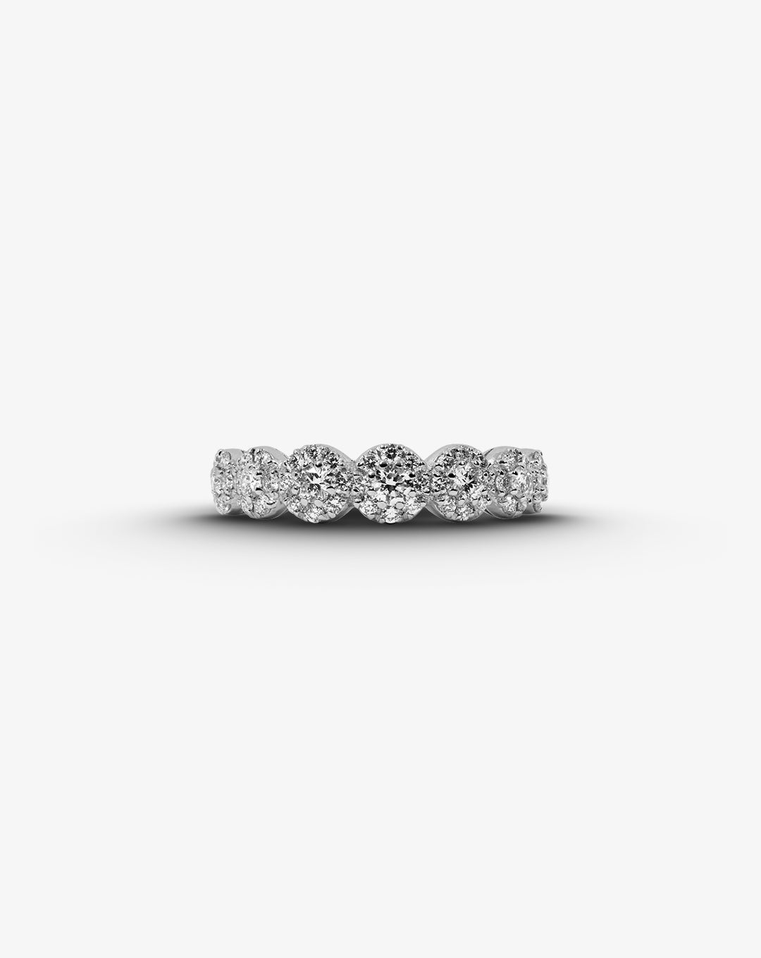 White Gold and Diamonds Engagement Ring