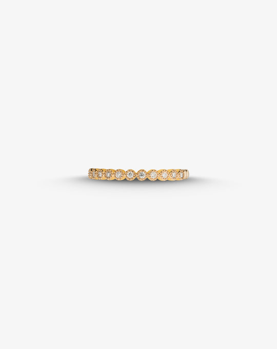 Gold Ring 11 Diamonds