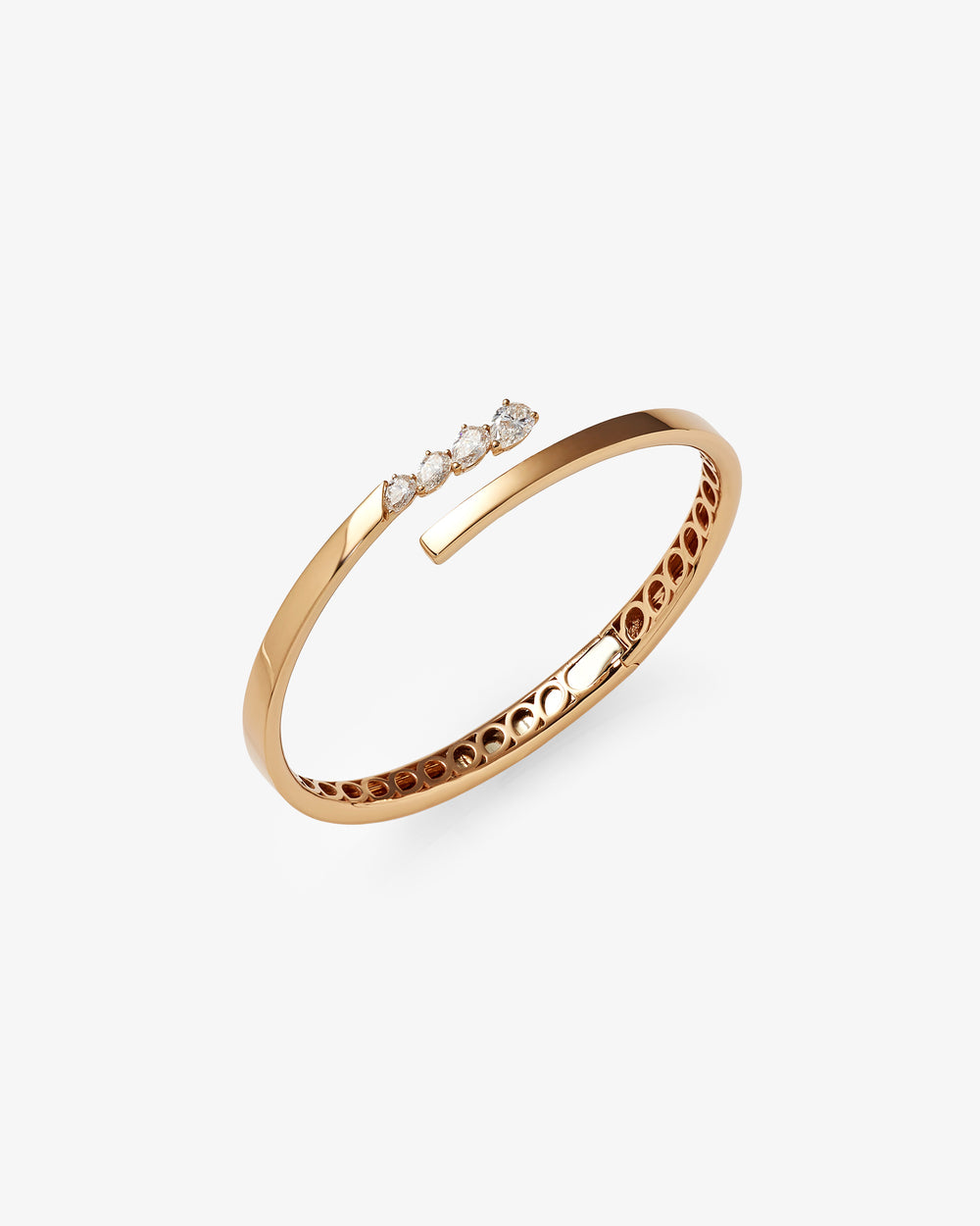 Pink Gold Diamond Bracelet