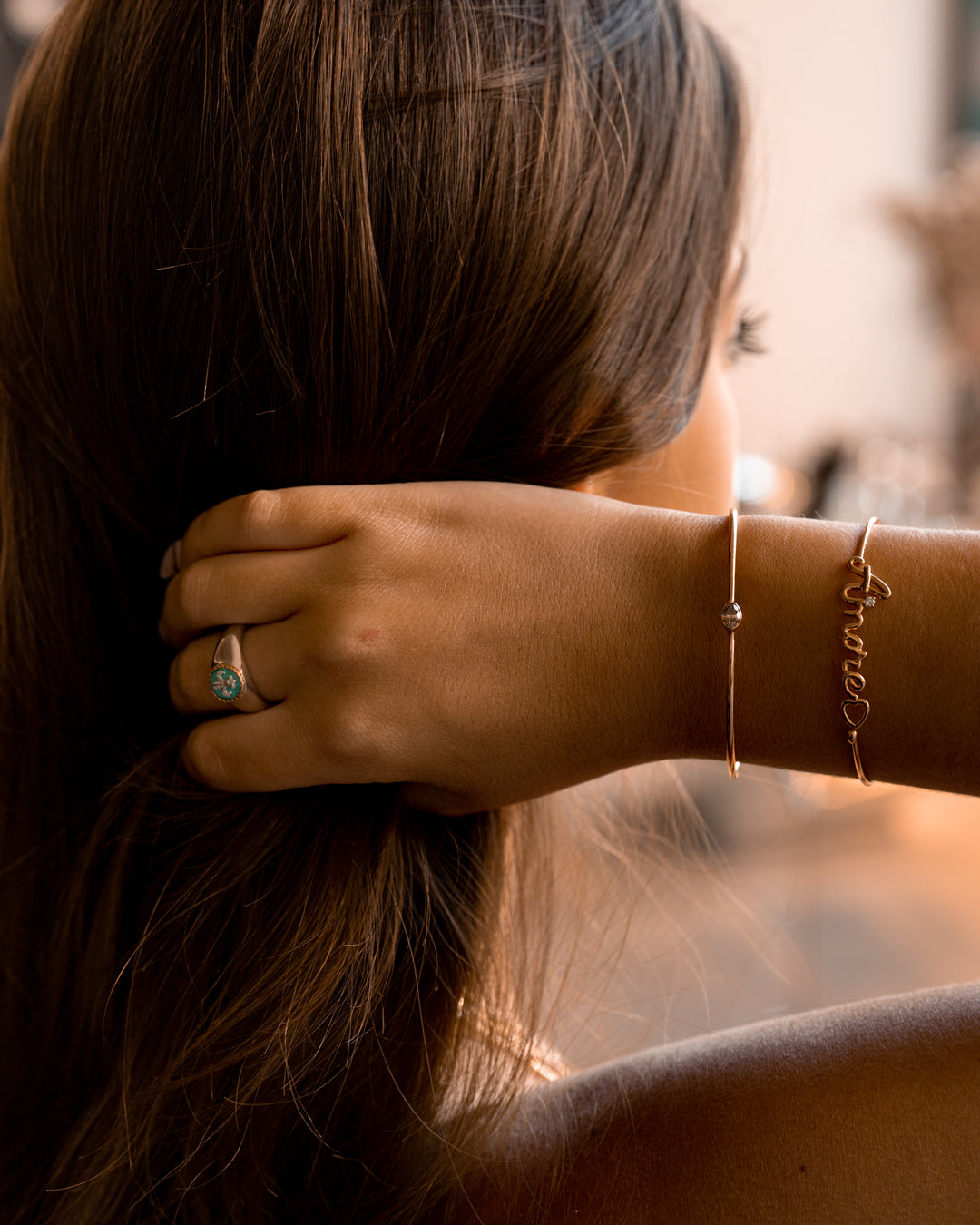 Rose Gold and Diamond Bracelet IV