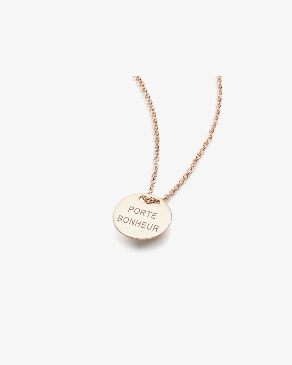 Porte Bonheur Rose Gold Necklace