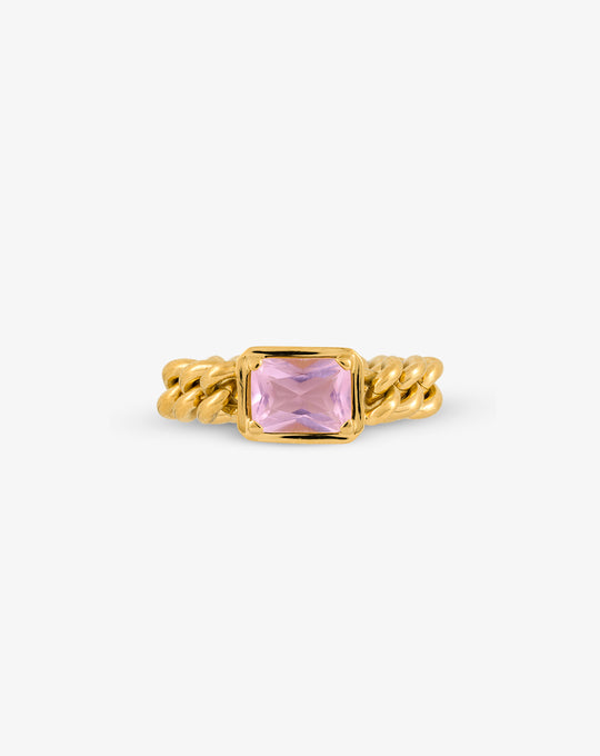 Rectangular Stone Ring