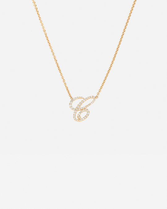 Necklace Letter C